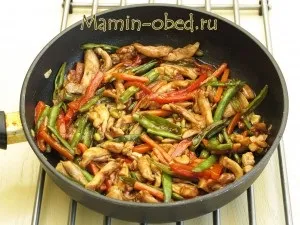 Стир-Фрай з курки з овочами (курки) Стир-Фрай з курки з овочами