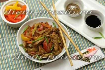 Стир Фрай з курки з овочами, рецепт з фото (перець чилі мелений) Стир Фрай з курки з овочами, рецепт з фото