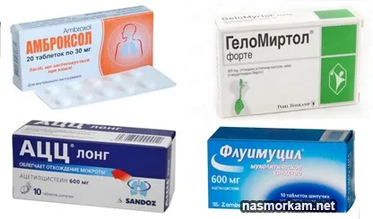 Таблетки від гаймориту список