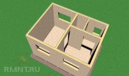 Будівництво каркасного дачного будинку (дачний будинок) Будівництво каркасного дачного будинку