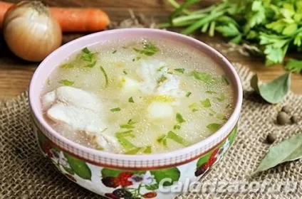 Суп курячий з рисом калорійність