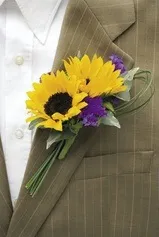 Весільна палітра жовтий бузковий