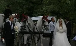 Весільна карета кортеж, гідний вінценосних осіб (карета) Весільна карета кортеж, гідний вінценосних осіб