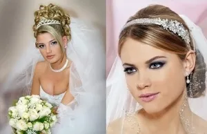 Весільні зачіски з діадемою і фатою з чубчиком, фото, відео (весільні зачіски з чубчиком і діадемою) Весільні зачіски з діадемою і фатою з чубчиком, фото, відео