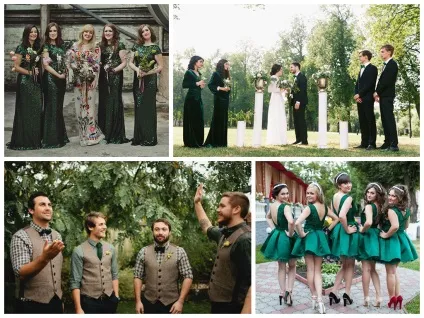Весілля в смарагдовому кольорі ідеї для молодят (смарагдовому) Весілля в смарагдовому кольорі ідеї для молодят