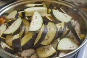 Свинина з баклажанами і помідорами на сковороді, як приготувати на (баклажанами) Свинина з баклажанами і помідорами на сковороді, як приготувати на