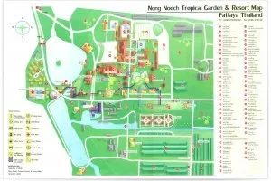 Таїланд - тропічний парк Нонг Нуч в Паттайя, сад мадам Нонг Нуч, фото, відео, відгуки, карта
