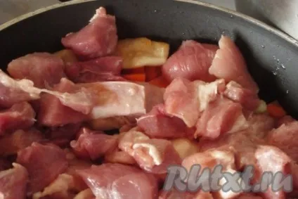 Свинина, тушкована з баклажанами і перцями - рецепт з фото (тушкована) Свинина, тушкована з баклажанами і перцями - рецепт з фото