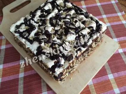 Торт Снікерс з безе і горіхами, покроковий рецепт з фото (безе) Торт Снікерс з безе і горіхами, покроковий рецепт з фото
