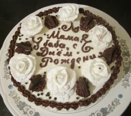 Торт - трухлявий пень - класичний рецепт з варенням