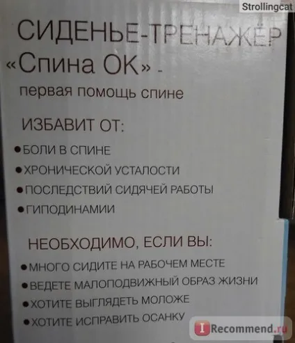 Тренажер арго сидіння-тренажер спина ок (тренажер Толстунова, доктор кипарис, коректор постави (сидіння-тренажер) Тренажер арго сидіння-тренажер спина ок (тренажер Толстунова, доктор кипарис, коректор постави