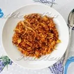Тушкована капуста на сковороді (рецепт) Тушкована капуста на сковороді
