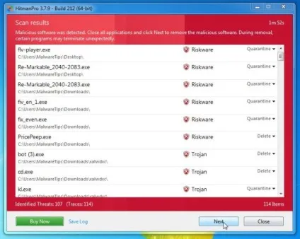 Видалення вірусу «натисніть, щоб продовжити»