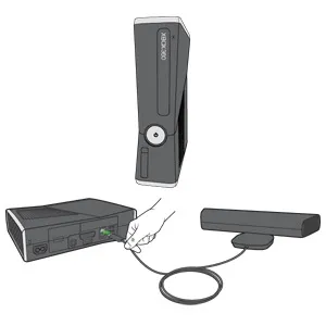 Параметри дотику kinect, установка сенсора kinect для xbox, xbox 360