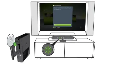 Параметри дотику kinect, установка сенсора kinect для xbox, xbox 360
