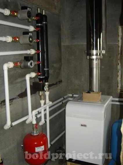 Установка газових котлів в приватному будинку - схема і фото (установка) Установка газових котлів в приватному будинку - схема і фото