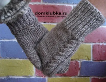 Рукавиці в'яжемо спицями для чоловіків (рукавиця чоловік спиця в'язання зв'язати Ваза для чоловіків майстер клас олень) Рукавиці в'яжемо спицями для чоловіків