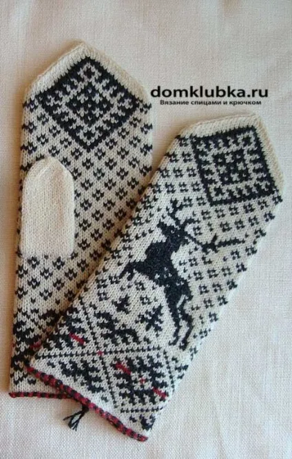 Рукавиці в'яжемо спицями для чоловіків (спицями) Рукавиці в'яжемо спицями для чоловіків