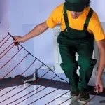 Тепла підлога у ванній кімнаті своїми руками
