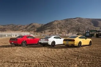 Тест-драйв camaro vs challenger vs mustang машіноманія