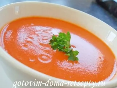 Томатний суп з рисом