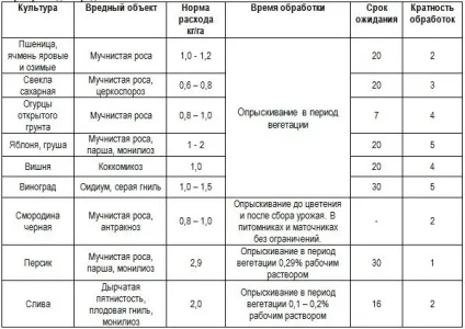Топсин-м - інструкція із застосування фунгіциду, відгуки, склад (склад) Топсин-м - інструкція із застосування фунгіциду, відгуки, склад