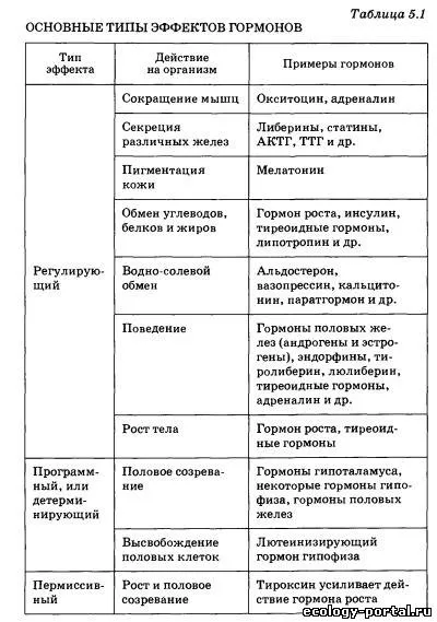 Вед значення гормонів у людини (людини) Вед значення гормонів у людини