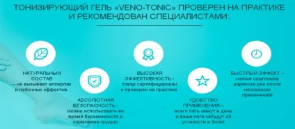 Veno-tonic гель проти варикозу