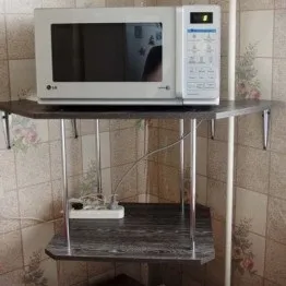 Види полиць під свч-піч, полку під мікрохвильовку своїми руками, фото (свч-піч) Види полиць під свч-піч, полку під мікрохвильовку своїми руками, фото