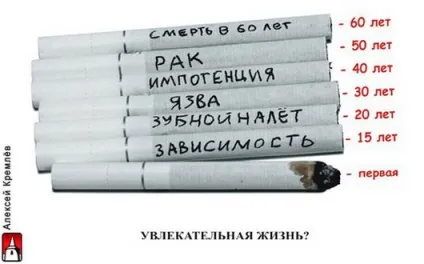 Вплив куріння на організм, шкідливі звички (вплив куріння організм) Вплив куріння на організм, шкідливі звички