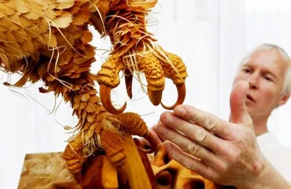Чари деревної стружки - ярмарок майстрів - ручна робота, handmade (іграшка) Чари деревної стружки - ярмарок майстрів - ручна робота, handmade