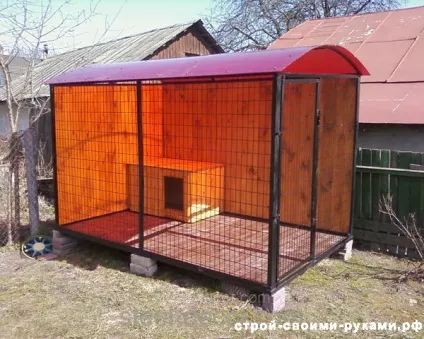 Вольєр своїми руками