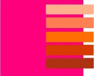 Яскраво-рожевий колір і поєднання з ним, lookcolor (колір) Яскраво-рожевий колір і поєднання з ним, lookcolor