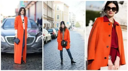 Яскрава осінь з чим носити помаранчеве пальто (пальто) Яскрава осінь з чим носити помаранчеве пальто