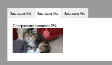 Закладки з використанням тільки css