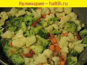 Запіканка з овочами і куркою