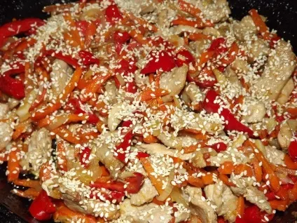Печеня з курки з овочами, тільки по-східному (курки овочами тільки) Печеня з курки з овочами, тільки по-східному