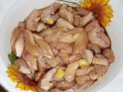 Печеня з курки з овочами, тільки по-східному (м'ясо і субпродукти) Печеня з курки з овочами, тільки по-східному
