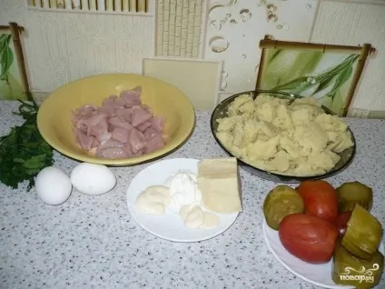 Запіканка з картопляного пюре з куркою - покроковий рецепт з фото на (страви) Запіканка з картопляного пюре з куркою - покроковий рецепт з фото на