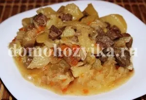 Тушкована капуста з м'ясом і картоплею в мультиварці-рецепт з фото (м'ясом) Тушкована капуста з м'ясом і картоплею в мультиварці-рецепт з фото