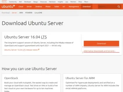 Ubuntu server lts - встановлення та налаштування (server) Ubuntu server lts - установка і настройка