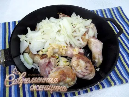 Тушковані курячі ніжки (гомілки) кулінарний рецепт (курячі) Тушковані курячі ніжки (гомілки) кулінарний рецепт