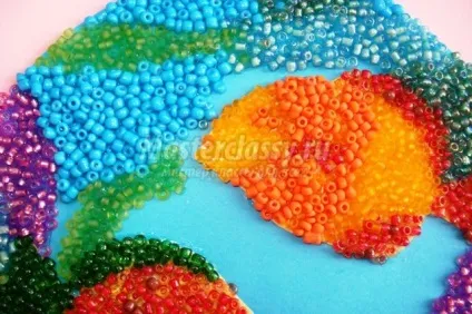 Аплікація (мозаїка) з бісеру для дітей (аплікація з бісеру майстер клас) Аплікація (мозаїка) з бісеру для дітей