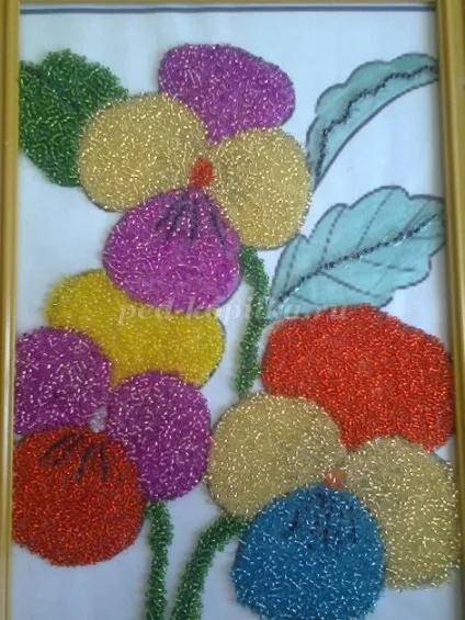 Аплікація з бісеру своїми руками (бісеру) Аплікація з бісеру своїми руками