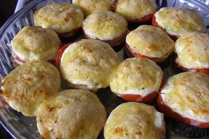 Баклажани, запечені з помідорами і грибами (баклажани) Баклажани, запечені з помідорами і грибами