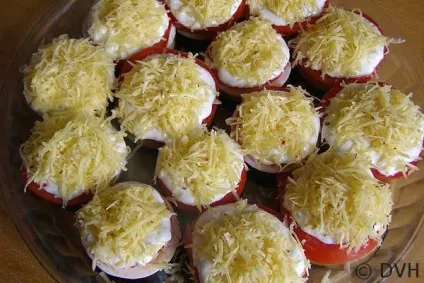 Баклажани, запечені з помідорами і грибами (баклажани) Баклажани, запечені з помідорами і грибами