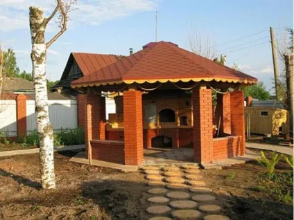 Барбекюшніца своїми руками вибір місця установки, матеріали і технологія будівництва, поради та -