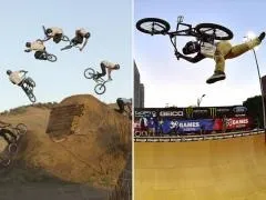Bmx фристайл захоплює дух і виглядає вражаюче (bmx фристайл) Bmx фристайл захоплює дух і виглядає вражаюче