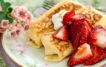 Млинці, фаршировані сиром - покроковий рецепт з фото на (рецепт) Млинці, фаршировані сиром - покроковий рецепт з фото на