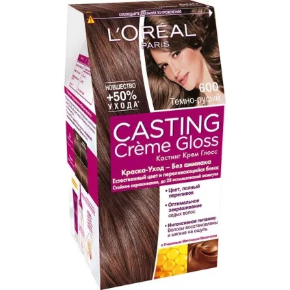 Casting creme gloss - палітра, відтінки, ціна та відгуки про фарбу для волосся